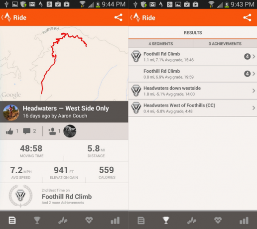 4 Strava - View Ride & Segments