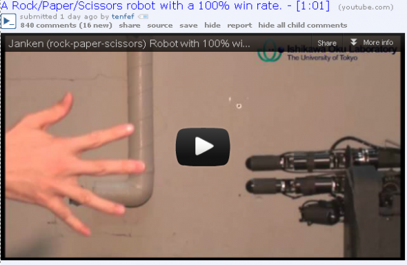 IAmA a Firefox segítségével az Android csapatok számára, a Rock Paper Scissors robotok és a többi [Best Of Reddit] rockpapersciccorsrobotreddit e1340912158200