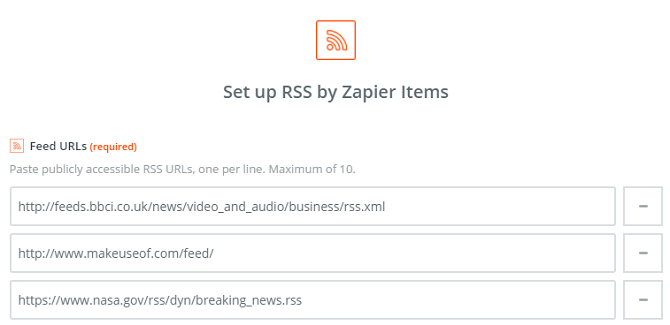 rss by zapier feeds bejegyzés