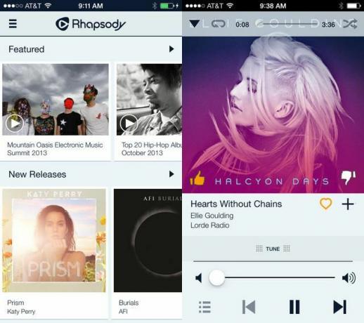 Rhapsody-Radio-New-iOS-7-interfész