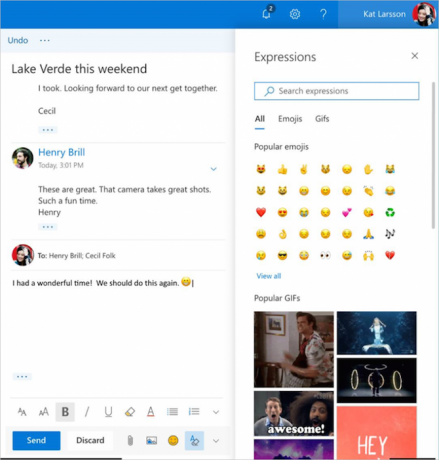 Az Outlook.com Outlook GIF új béta verziójának feloldása