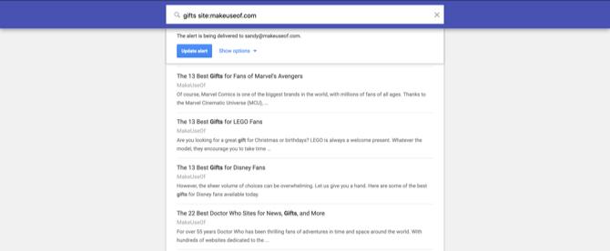 A Google Alerts ajándékok MUO