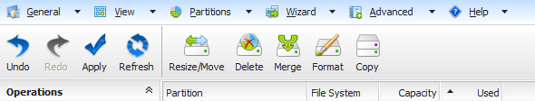 Windows merevlemez partíciókezelő