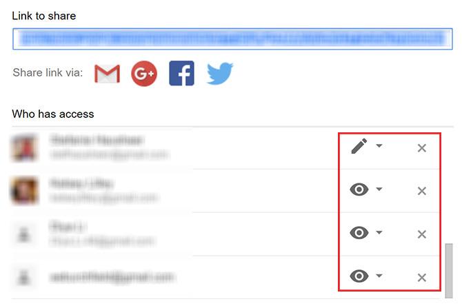 Hogyan láthatja, hogy ki férhet hozzá a Google Drive-fájlokhoz, a megosztás szerkesztése