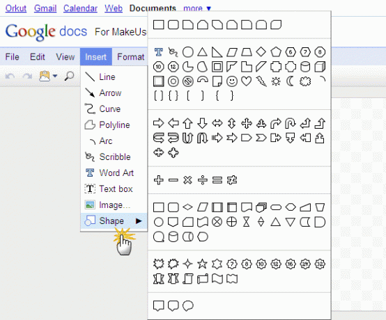 A Google Docs Rajzeszköz megkönnyíti az együttműködést a Google Docs02 rajzolásban