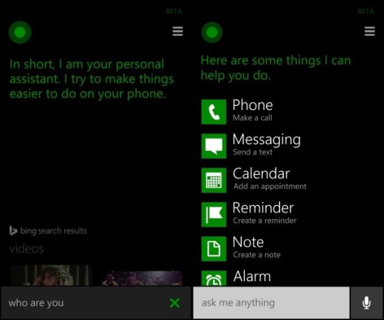 Cortana Virtual Assisant