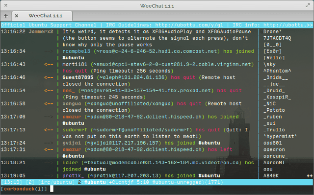 linux-irc-kliensek-weechat