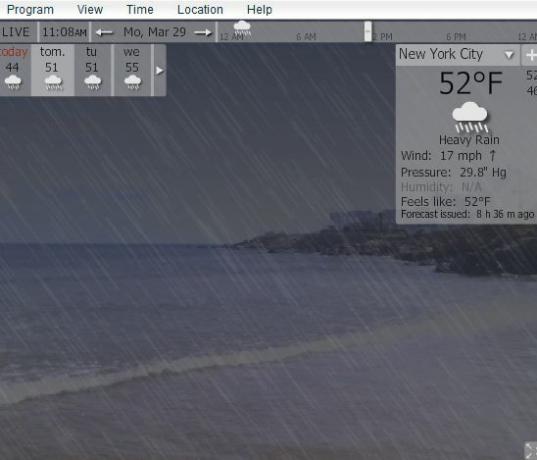 YoWIndow - Egy igazán hűvös időjárási alkalmazás virtuális időjárás-kijelzővel yowindow7