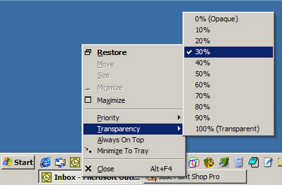 Tartsd a Windows tetejét és minimalizáld a tálcát a PowerMenu powermenu02 segítségével