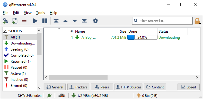 legjobb torrent ügyfelek - qBittorrent