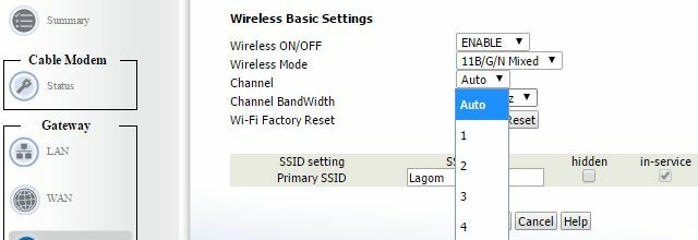 WiFi csatorna