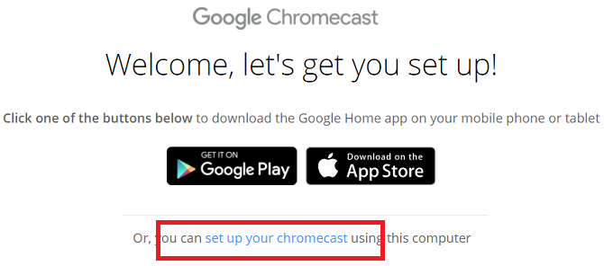 a beállításhoz használja a chromecast audio útmutatót