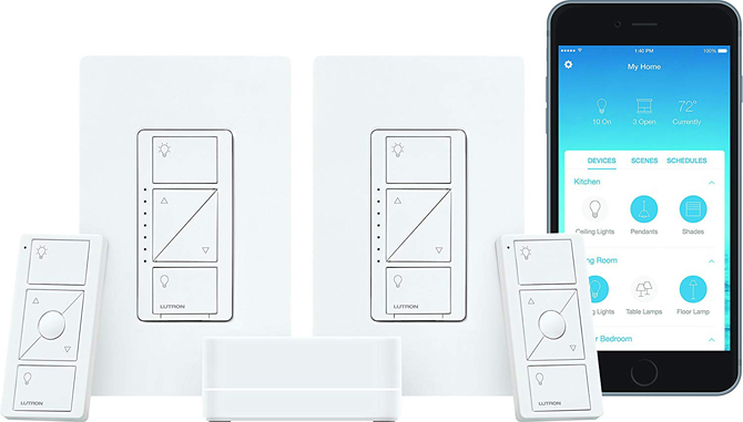 Lutron Caseta Dimmer kapcsolókészlet