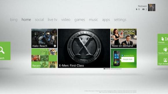 A Metro UI nemrégiben elterjedt az Xboxon 