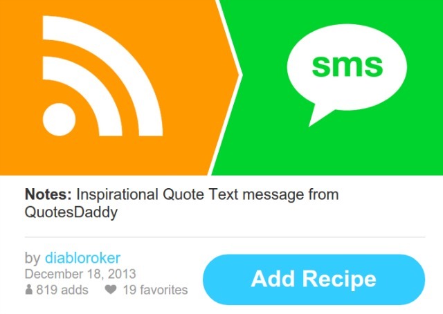 ifttt-SMS-recept