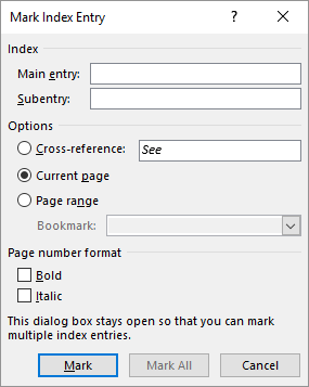 Hogyan készíthetünk professzionális jelentéseket és dokumentumokat a Microsoft Word Mark Entry Index programban