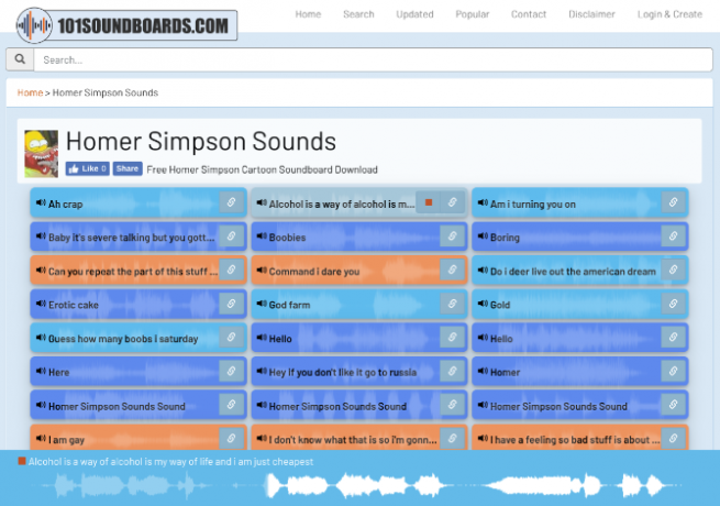 A 101 Soundboards számos készreszabott soundboard-ot tartalmaz