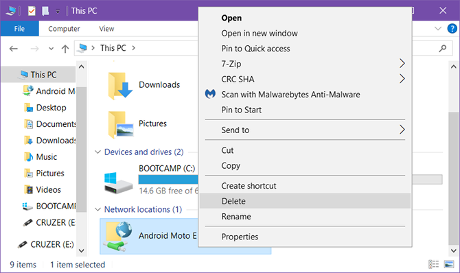 A Windows File Explorer bekapcsolása FTP-kliensré a Windows 10 ftp eltávolítása