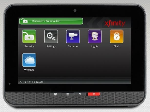 Xfinity-érintőképernyő-eszköz