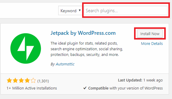 A Jetpack telepítése és beállítása a WordPress webhelyen