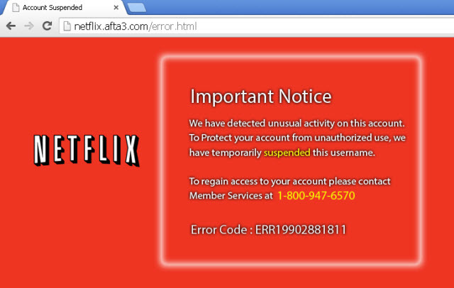 Netflix-phishing-screen