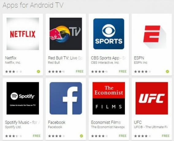 android tv alkalmazások