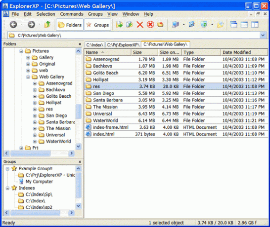 ExplorerXP - a Windows Explorer alternatívája