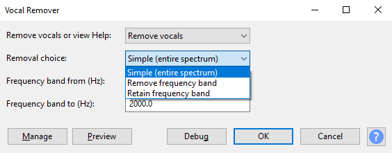 Távolítsa el az éneket a zenéből az Audacity-ben