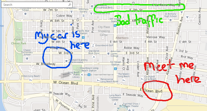 Windows Maps vs. Google Maps: 7 funkció a Windows nem jobb a microsoft a 670x361 méretű tintajegyzeteket térképezi fel