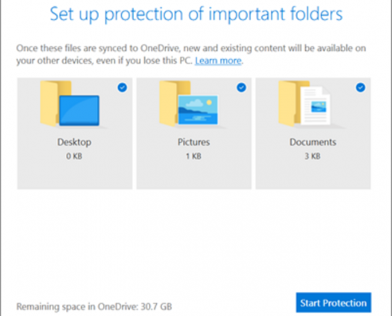 Microsoft OneDrive mappavédelem