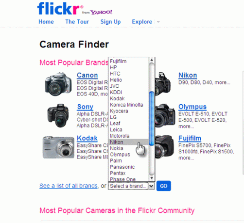 keresés a kamera flickr alapján