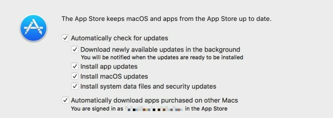 App Store automatikus