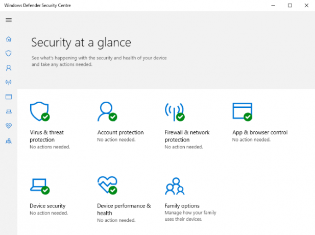 A Windows Defender a Windows beállításokból érhető el