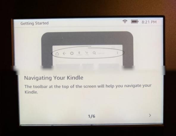 A Kindle Paperwhite 08 Paperwhite navigáció beállítása és használata