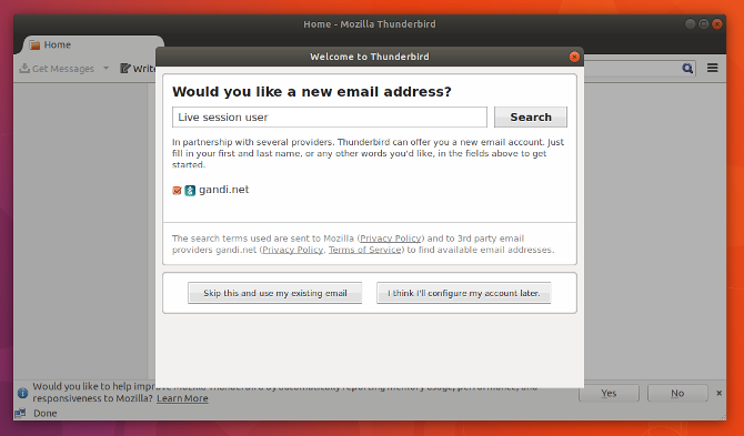 Ellenőrizze e-mailjeit Linuxon a Mozilla Thunderbird segítségével