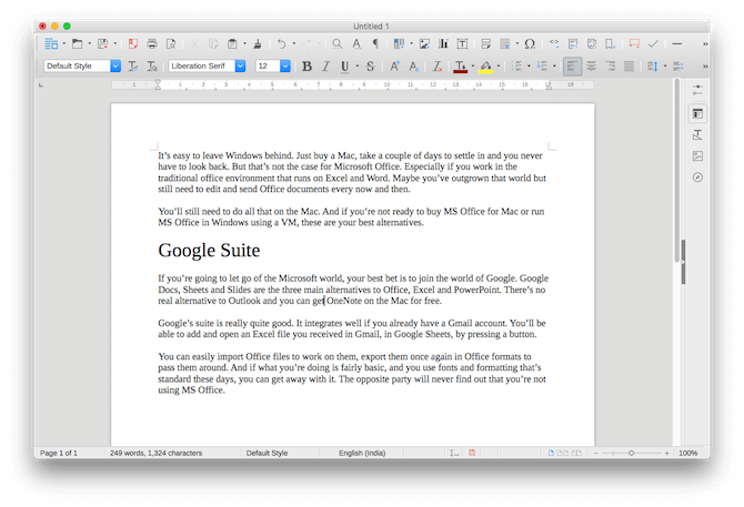 libreoffice író