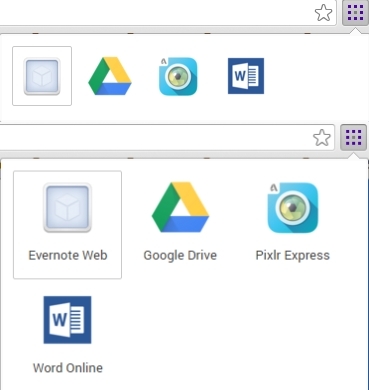 Alkalmazások indítójának Chrome Extension Pano