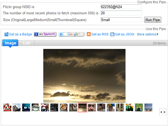 Flickr feed