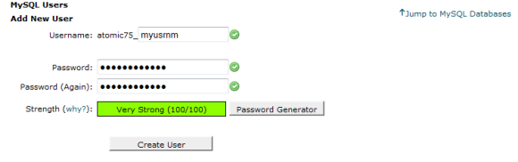 WordPress mysql bemutató