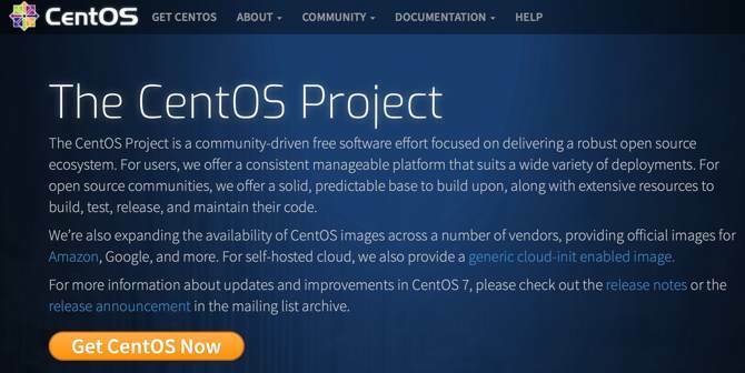 CentOS webhely