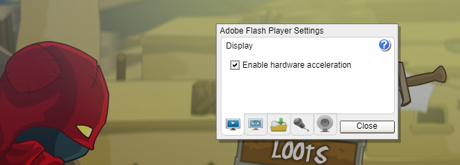 Flash Player hardveres gyorsítás