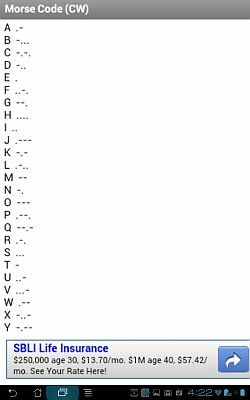 Veszélyben? Nincs telefonjel? A Morse Code használata az okostelefonoddal [Android] morsecode8