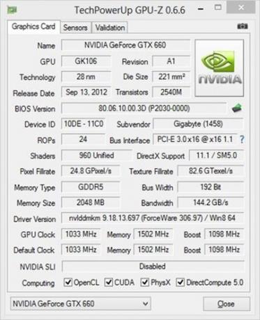gpu-z felülvizsgálat