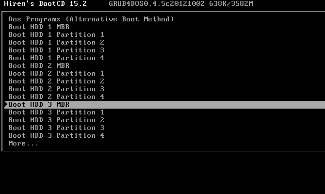 Hiren Boot CD: A sokoldalú Boot CD minden igényt kielégítő HBCD Boot HDD opcióhoz 670x400