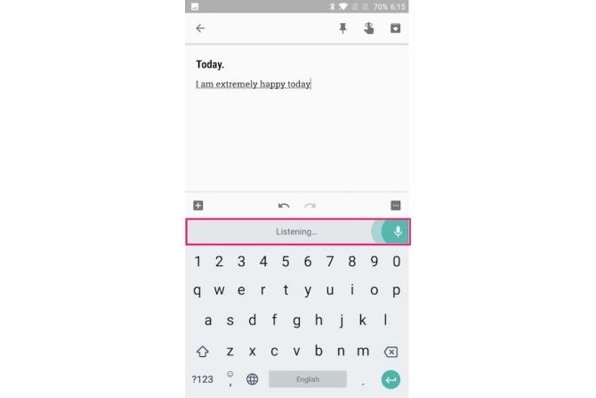A gboard tippek gyorsabban íródnak be