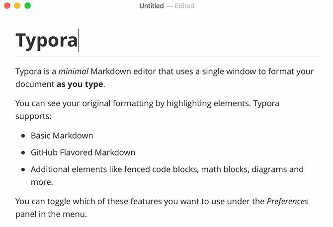 Typora Markdown szerkesztő