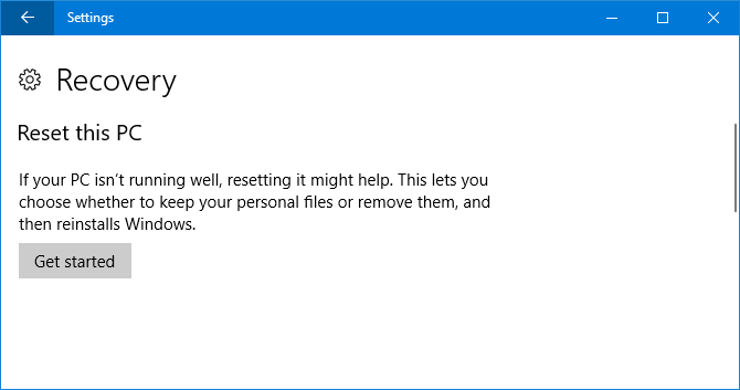 A Windows 10 újratelepítése az adatok elvesztése nélkül állítsa vissza a 670x353-os számítógépet