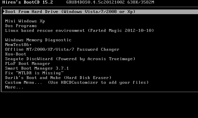 Hiren Boot CD: A sokoldalú Boot CD minden igényt kielégítő HBCD főmenühez 670x400
