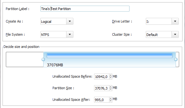 Kezelje a merevlemez partíciókat, mint egy profi, az EaseUS Partition Master segítségével [Windows] EaseUS Partition Master létrehozása Partíció