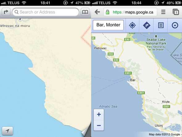 Miért nem a következő telefonom egy iPhone, egy Apple Fanboy-tól [Vélemény] apple maps